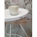 Стол журнальный Sheffilton SHT-CT3 артикул Сж-73 белый муар (+)